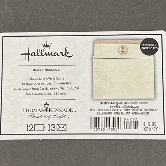 Hallmark Christmas Cards — Thomas Kinkade - Picture 11 of 11